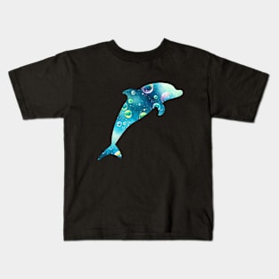 Bubble Dolphin Kids T-Shirt
